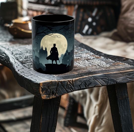 Discover Mystery Detective Art Mug - Bookish Mug - Mystery Lover Gift for Girlfriend, Mother, Daughter - 11oz or 15oz Black Ceramic Mug