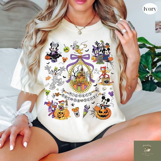 Discover Coquette Mickey Halloween Shirt: Family Costume, Trick or Treat 2025
