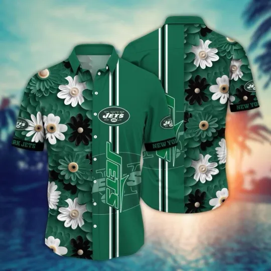 Discover New York Jett Bold Daisy Hawaiian Shirt, Gift for Fan