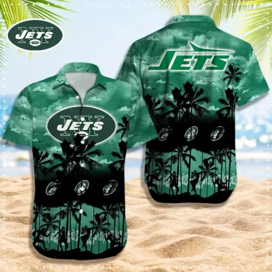 Discover New York Jett Palm Paradise Hawaiian Shirt , Gift for Fan