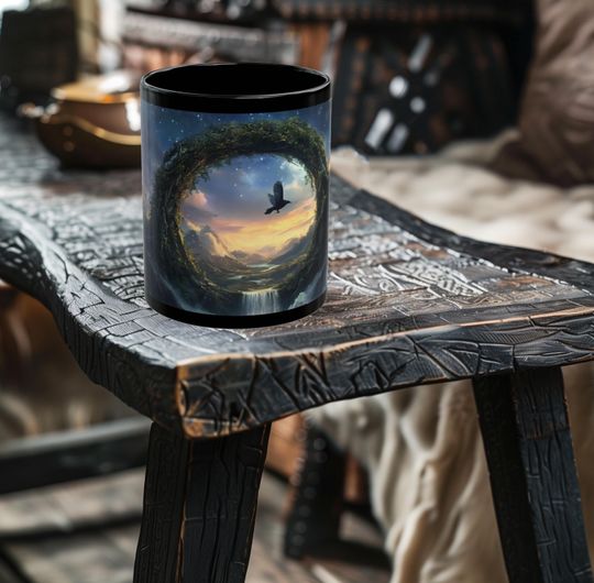 Discover Portal of Enchantment Fantasy Art Mug Ceramic Gamer Mug Toddler Gift