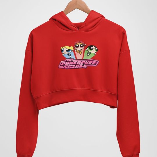 Discover Powerpuff Girls Crop Hoodie