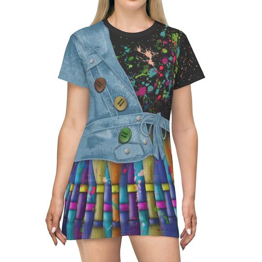 Dizzy Short Sleeve Dress, Descendants 3 Costume, Disney Dresses for Women