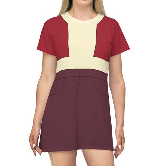 Penny Proud Short Sleeve Dress, The Proud Family Costume, Disney Plus Series Outfits