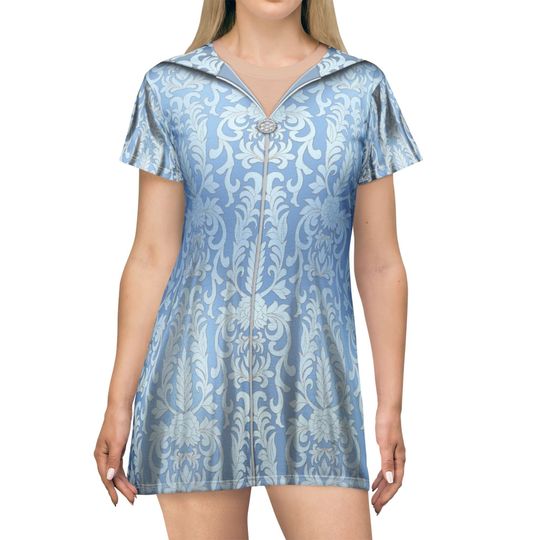 Cinde Descendants 4 Short Sleeve Dress, Rise of Red Cosplay, Musical Fantasy Outfit