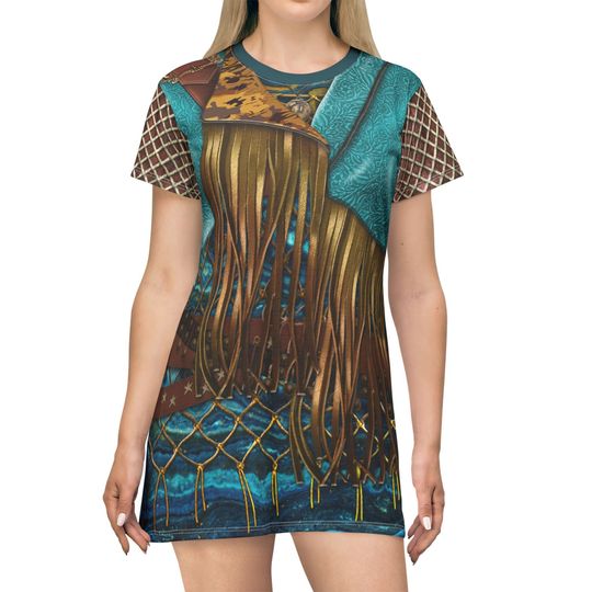 Uma Short Sleeve Dress, Descendants 4 Costume, Rise of Red Cosplayer