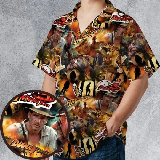 Indy Gear Indiana Jones Hawaiian Shirt