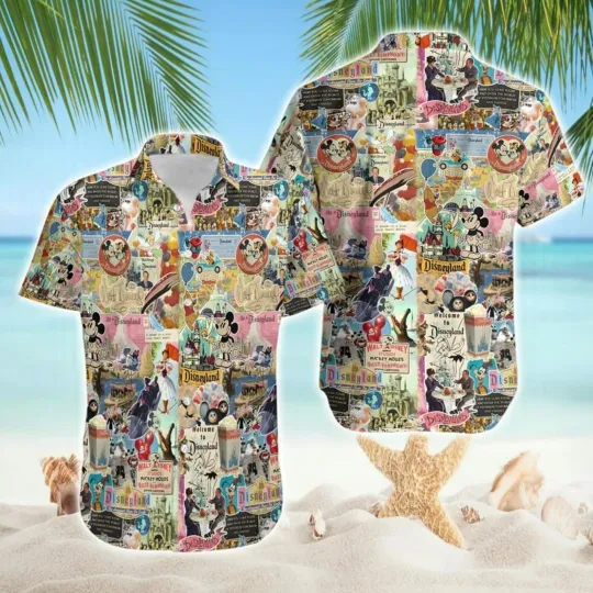 Discover Disneyland Disneyworld Hawaiian Shirt