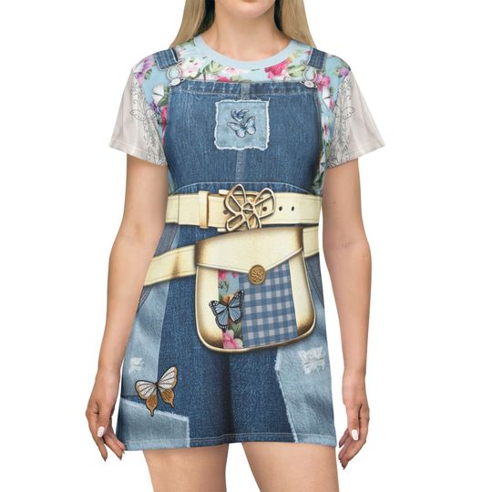 Ella The Rise of Red Short Sleeve Dress, Descendants 2024 Costume