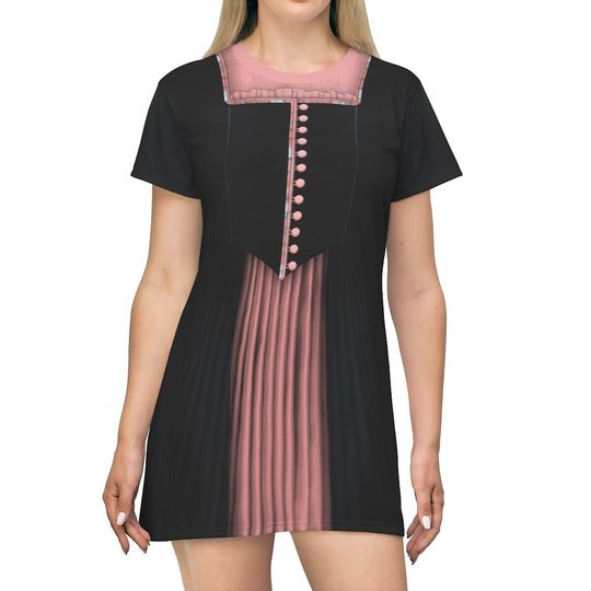 Discover Rosaleen Short Sleeve Dress, Disenchanted Costume