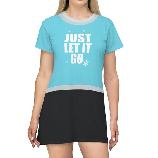 Elsa Comfy Short Sleeve Dress, Ralph Breaks the Internet, Princess Elsa Cosplay