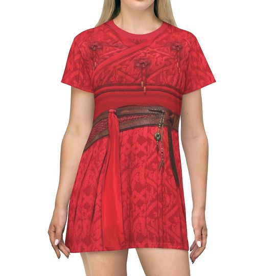 Katy Chen Short Sleeve Dress, Shang Chi Inspired Costume, Katy Chen Cosplay