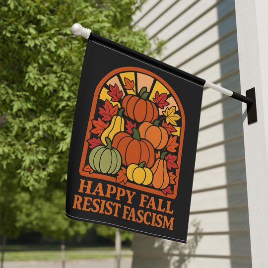 Anti trump Halloween Democratic Yard Signs, Liberal Halloween, Polite Anti Maga Garden Flag, Anti Trump Flag, Polite Anti Trump Funny