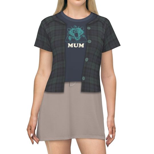 Merida Comfy Short Sleeve Dress, Ralph Breaks the Internet Cosplay