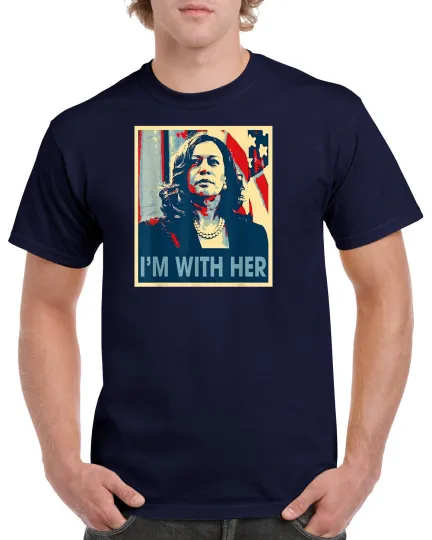 Discover Kamala Harris T-Shirt I'm With Her President Election Campaign