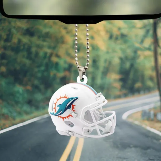 Discover Personalized Miami Football Team Dolphins Christmas Ornament Gift Decor
