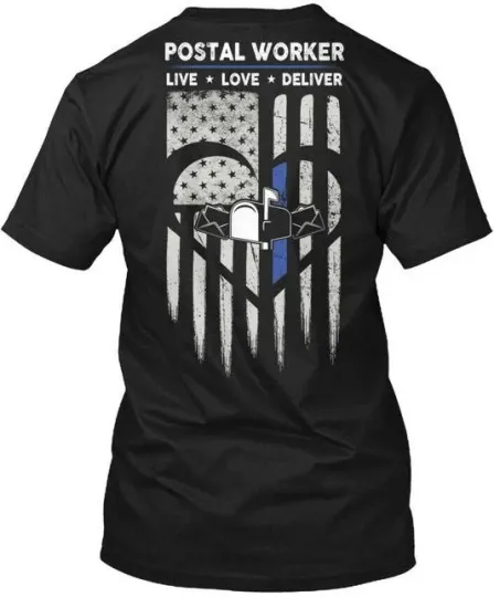 Discover Postal Worker 3D T-Shirt Made in the USA