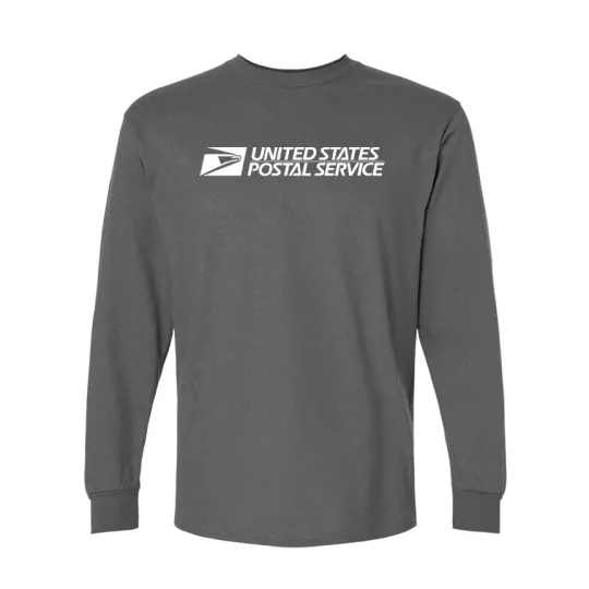 Discover Postal Service  Long Sleeve Ultra cotton White Logo Long Sleeve Tshirt UCWL Rural Carrier