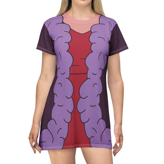 Madame Medusa Short Sleeve Dress, The Rescuers Costume, Disney Villains Cosplay