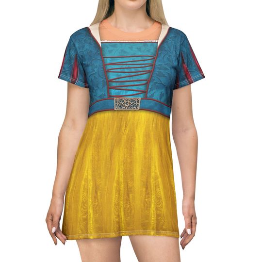 Snow White Live Action Short Sleeve Dress - Fantasy Princess Cosplay Outfit