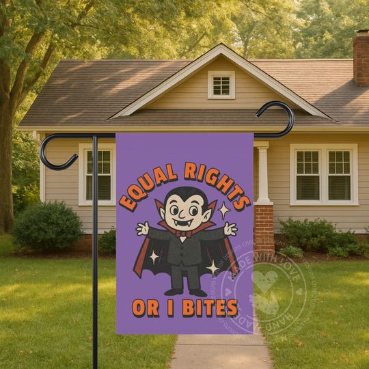 Discover Anti Trump Halloween Garden Flag: Political Yard Sign, Equal Rights, Funny Trump Halloween Outdoor Flags