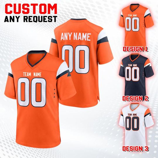 Discover Custom Professional Team Denver Football Jersey Collection, Game Draft Jersey For Adult Kid, Custom American Football Jersey 30825DN20