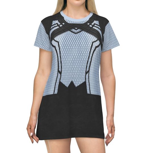 Xu Xialing Short Sleeve Dress, Shang-Chi Costume, Xialing Armor Suit