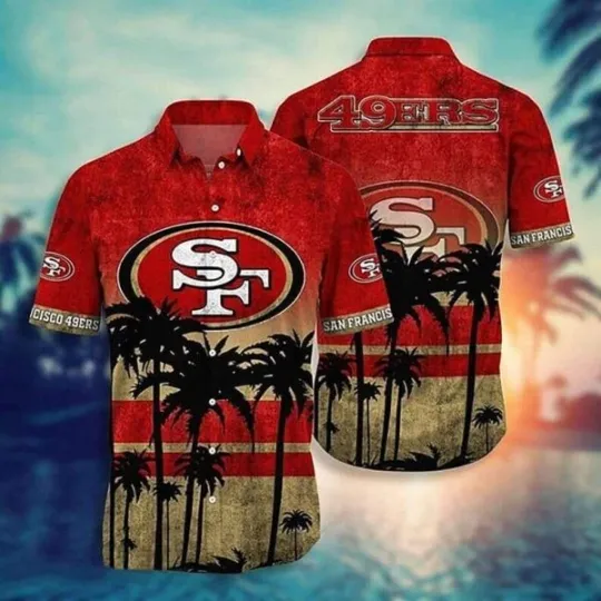 Discover San Francisco Football Hawaiian Shirt Summer Beach Gift, Gift for Fan