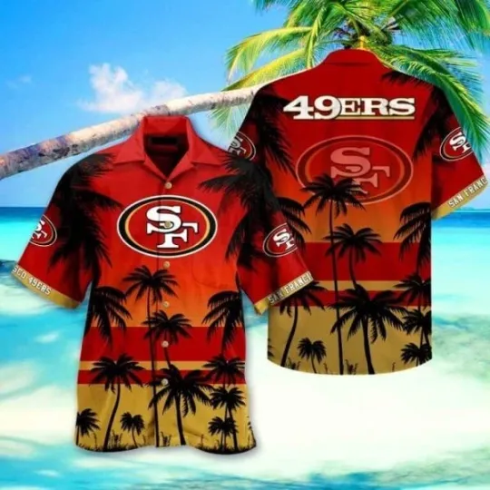 Discover San Francisco Football Hawaiian Shirt Football Gift For Beach Lovers , Gift for Fan