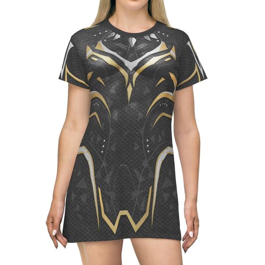 Discover Shuri Black Panther Short Sleeve Dress, Wakanda Forever Costume