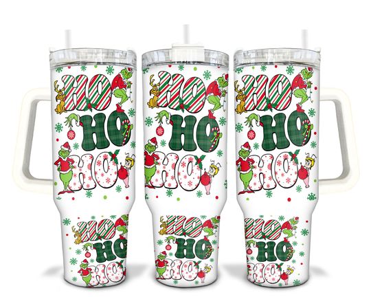 Discover Christmas Ho Ho Ho 40oz Quencher Tumbler