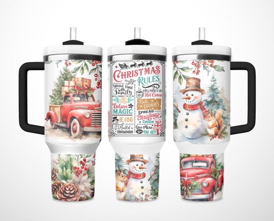 Discover 40oz Tumbler, Christmas tumbler, Custom Tumbler, Christmas Movie Tumbler, Keeps drinks hot or cold for hours!
