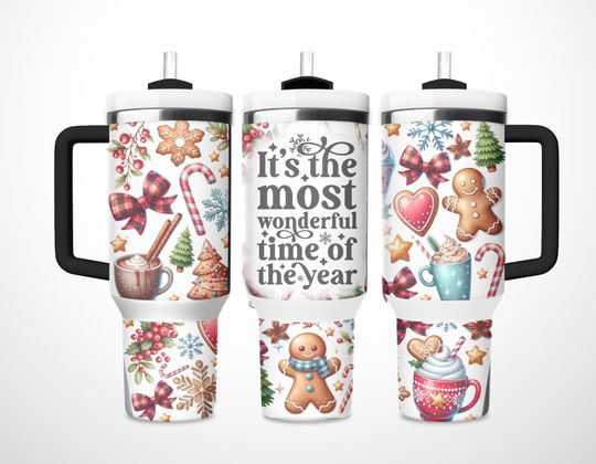 Discover 40oz Tumbler, Christmas tumbler, Custom Tumbler, Christmas Movie Tumbler, Keeps drinks hot or cold for hours!