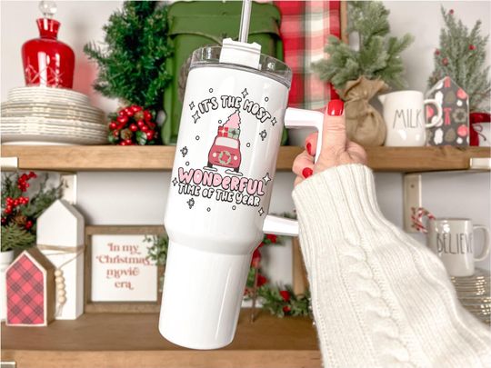 Discover Christmas Tumbler: 40oz Stainless Steel Insulated Mug