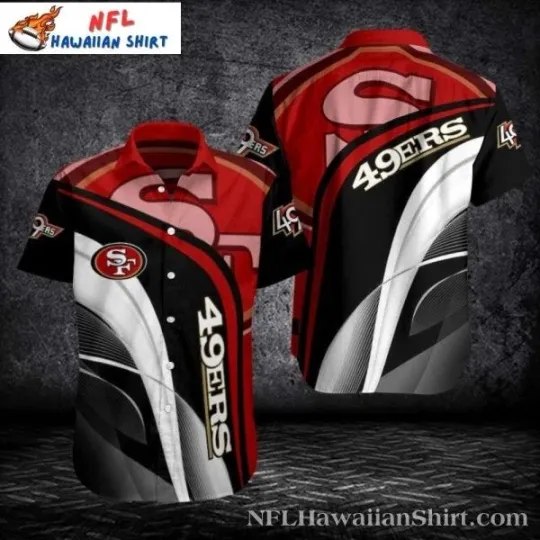 Discover Abstract Aero San Francisco Football Hawaiian Shirt , Gift for Fan