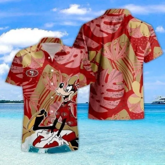 Goofy football San Francisco Football Hawaiian Shirt For Summer Lovers, Gift for Fan