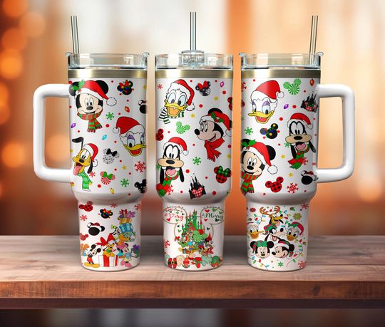 Discover Cartoon Christmas 40oz Tumbler, Cartoon Mouse 40oz, Cartoon Movies Christmas 40oz Tumbler