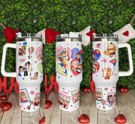 Carl And Ellie Valentine's 40oz Tumbler