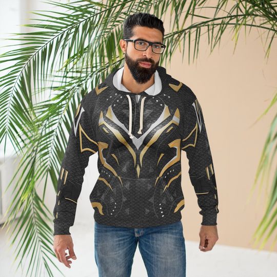 Discover Black Panther Hoodie, Shuri Black and Gold Suit, Disney Marvel Avengers Cosplay Costume