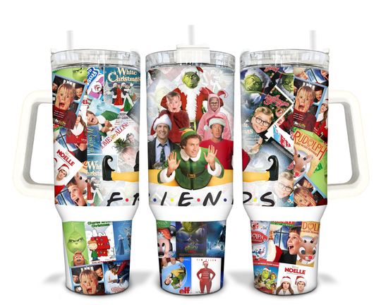 Discover Christmas Friends Sublimated 40oz Tumbler