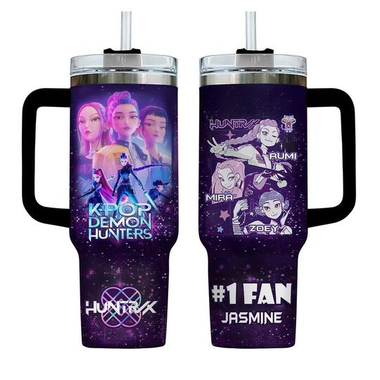 Custom Kpop Huntrix 40oz Tumbler: Insulated Stainless Steel