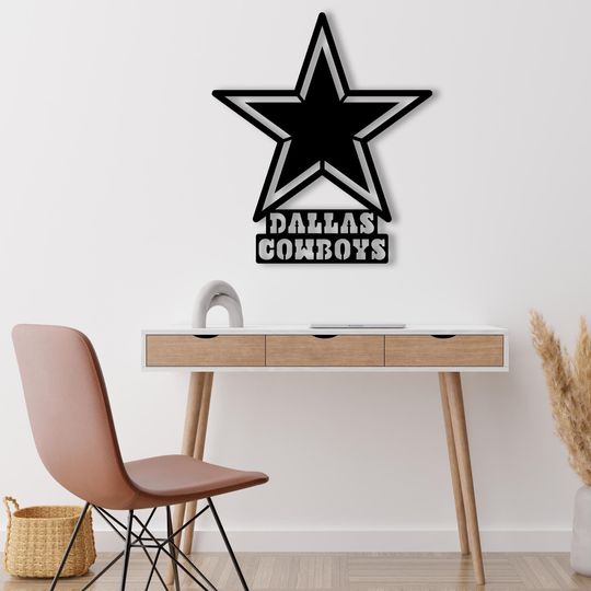 Dallas Cowboys, Metal Sign, American Football, football, Sports Team Sign, Hockey Team, Home Design, Metal Wall Art Decor, Custom Metal Sign