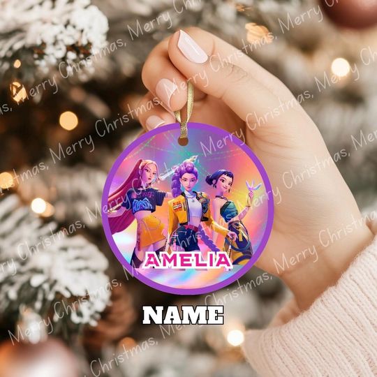 K-Pop Demon Hunter Ceramic Ornament