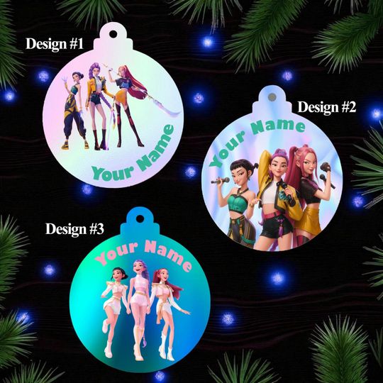 Discover Personalized KPop Demon Hunters Ceramic Ornament