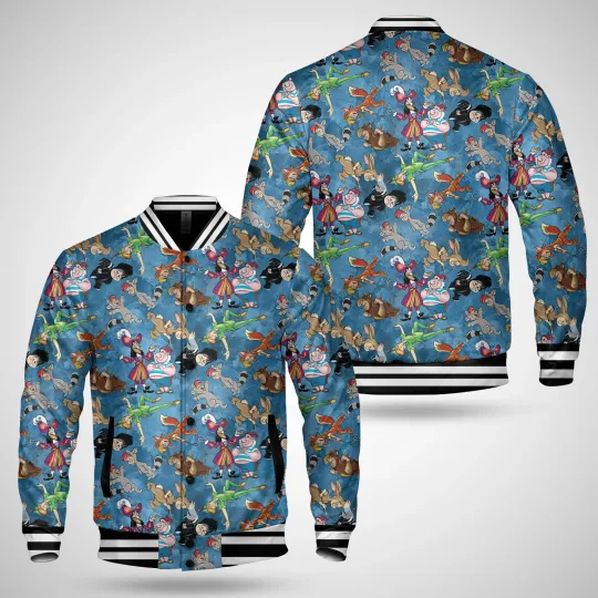 Peter Pan Captain Hook Tinkerbell Tropical Aloha Summer Jacket