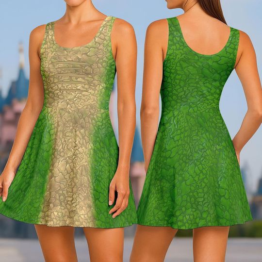 Rex Cosplay Skater Dress, Toy Story Land Disney Costume