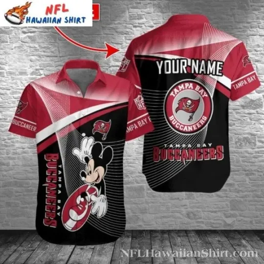 Mickey Graphics Tampa Bay Football Personalized Hawaiian Shirt, Gift for Fan