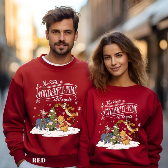 Winnie The Pooh Christmas, Disney Christmas Shirt, Winnie The Pooh Christmas Sweatshirt, Pooh And Friends Christmas Shirt, 272035