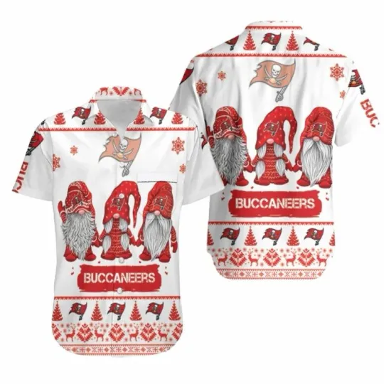 Discover Tampa Bay Football Gnomes Hawaiian Shirt Summer Aloha, Gift for Fan