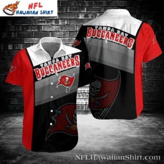 Discover Gridiron Glory Tampa Bay Football Monochrome football Hawaiian Shirt, Gift for Fan